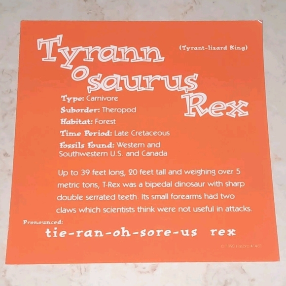 Dig N Dinos Monopoly Junior Board Game Replacement Piece Tyrannosaurus Rex - Picture 2 of 3